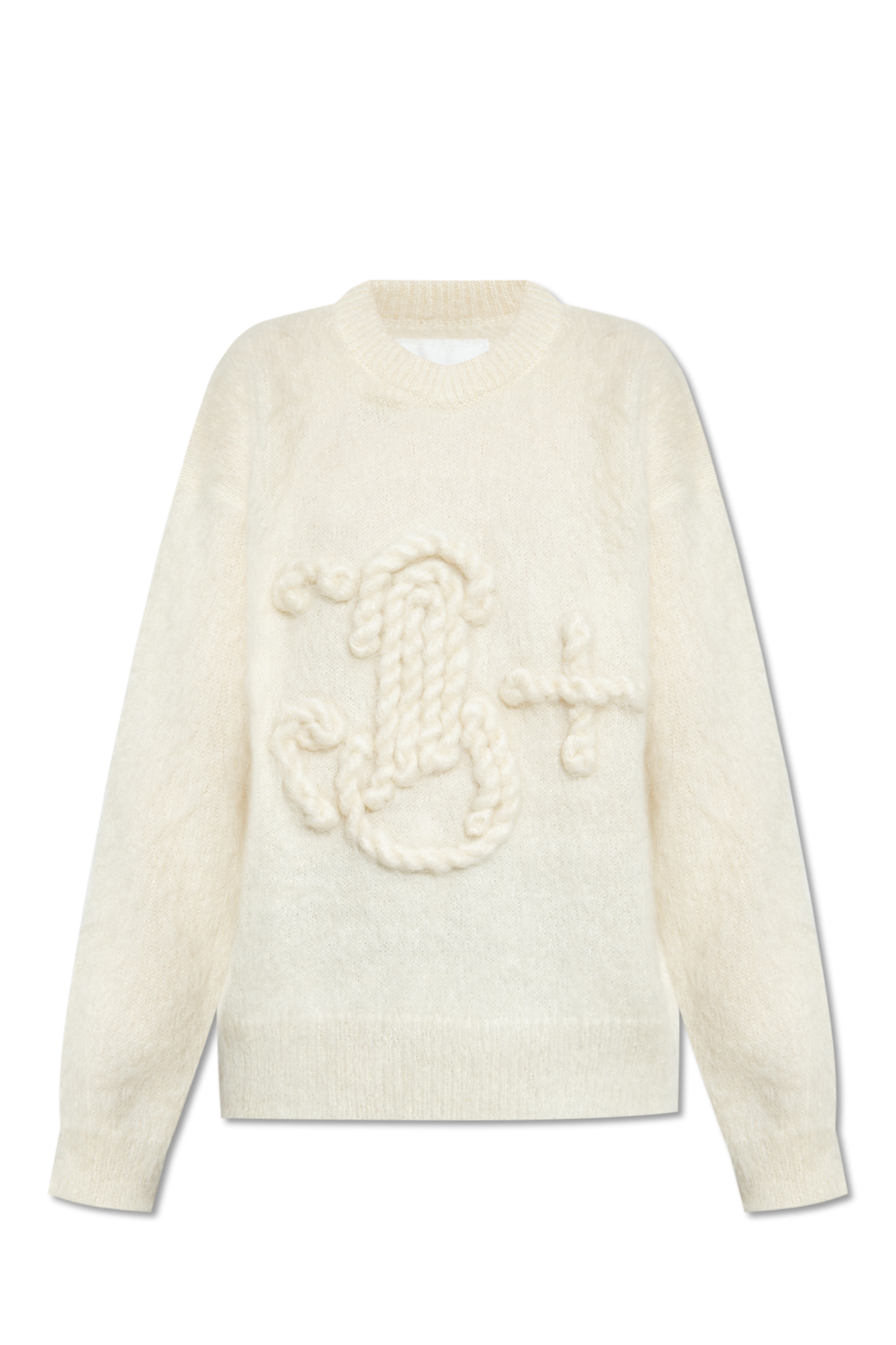 jil sander cotton towel - Cream Mohair sweater JIL SANDER+